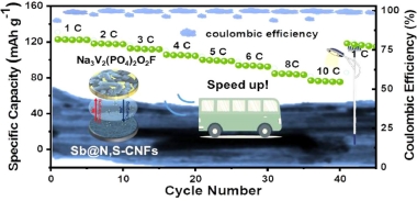 Tetrafunctional template-assisted strategy to preciously construct co-doped Sb@C nanofiber with longitudinal tunnels for ultralong-life and high-rate sodium storage